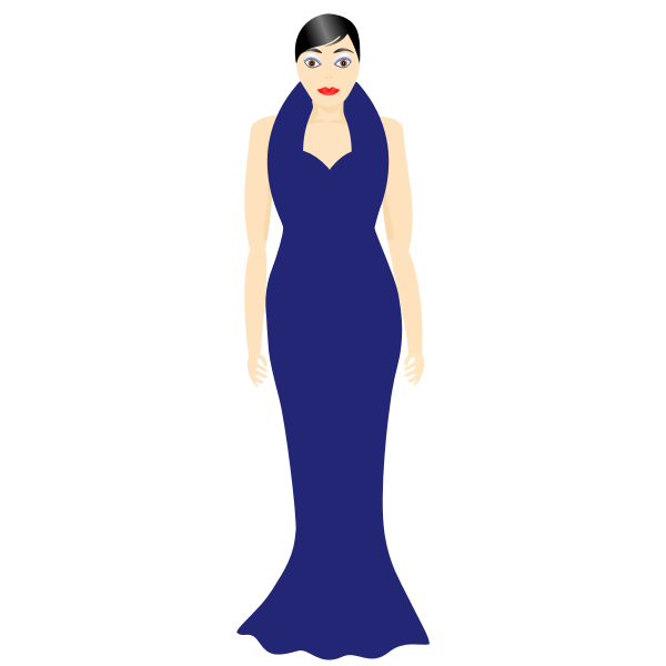 SVG Dressed in Blue