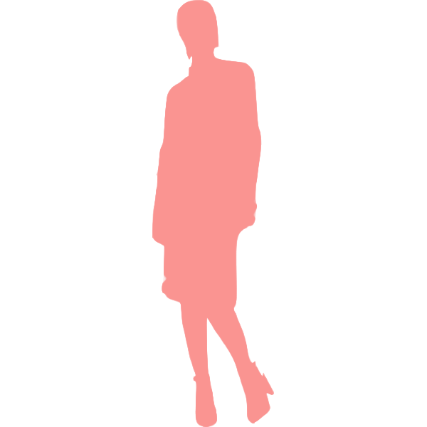 SVG Dressed model posing