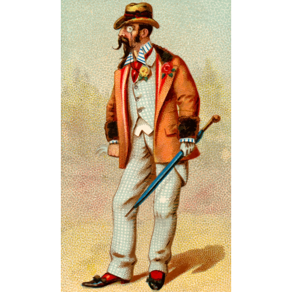 SVG Dressed-up gentleman