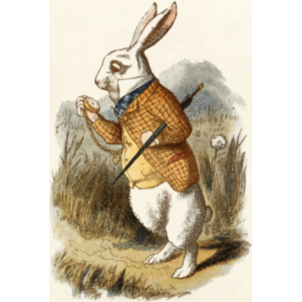 SVG Dressed up rabbit
