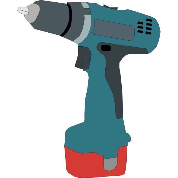 SVG Drilling machine vector ullustration