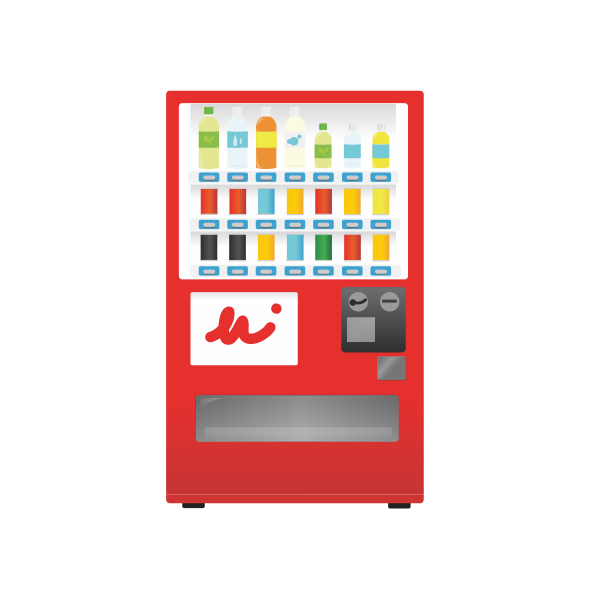 SVG Drink vending machine image