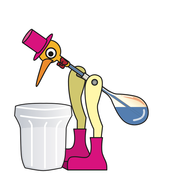 SVG Drinking bird Animated