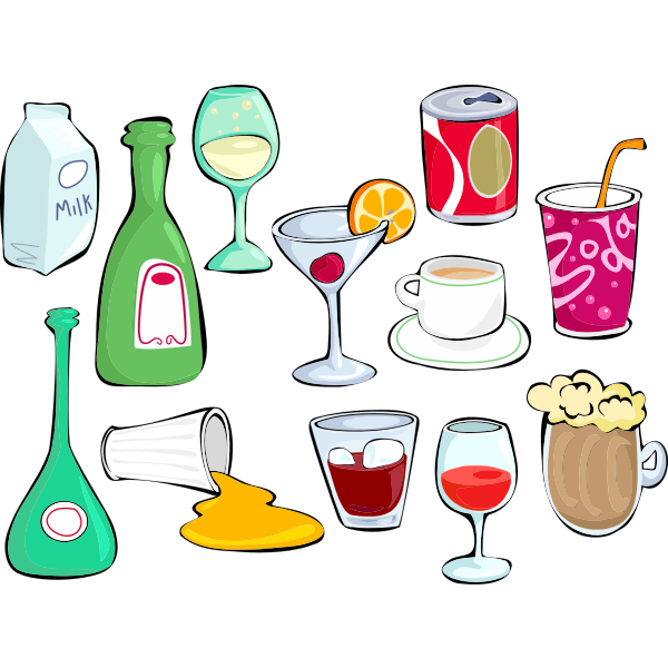 SVG Drinks set