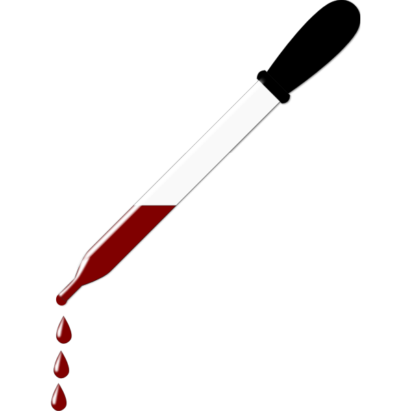 SVG Dropper with blood