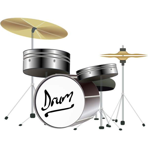 SVG Drum Kit Vector Graphics