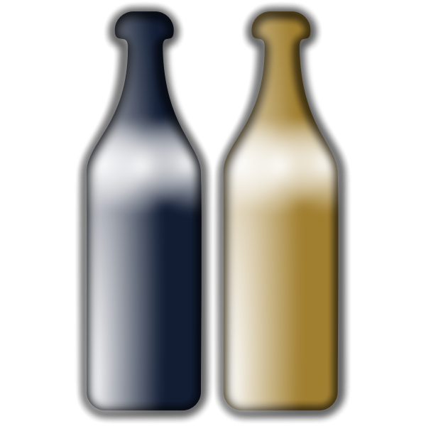 SVG Drunken Wine Bottles
