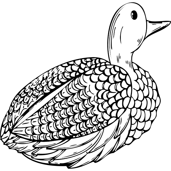 SVG duck decoy