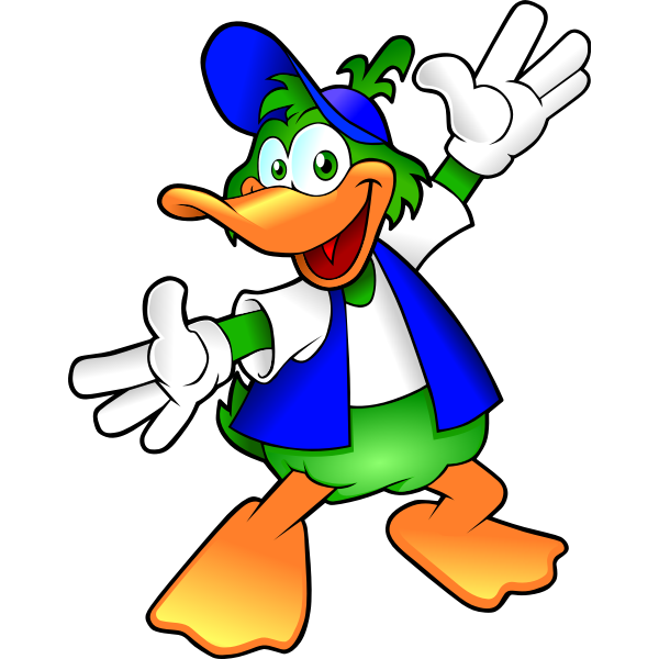 SVG Duck with cap