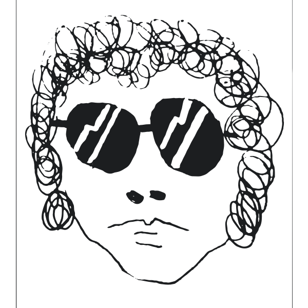 SVG Dude with glasses
