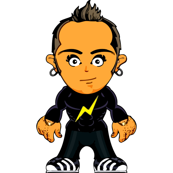 SVG Dude with muscles