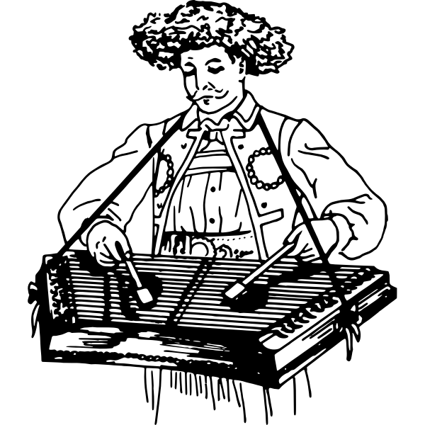 SVG Dulcimer vector image