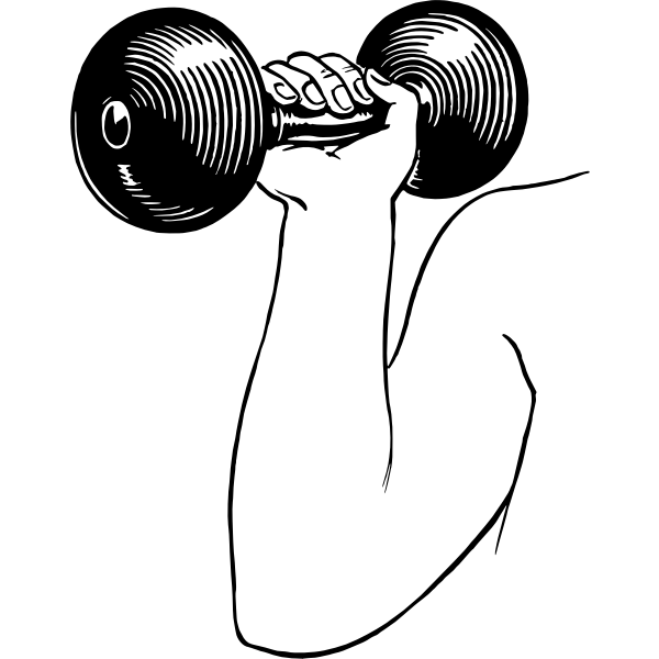SVG Dumbbell drawing