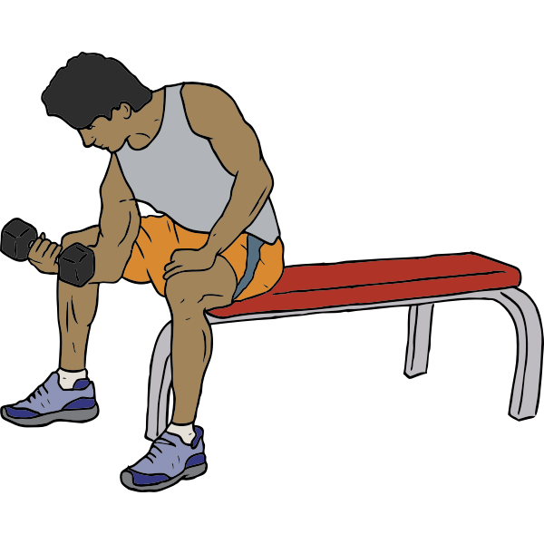 SVG Dumbell Lifter