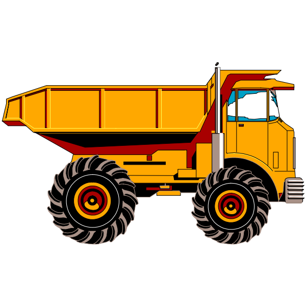 SVG Dump truck
