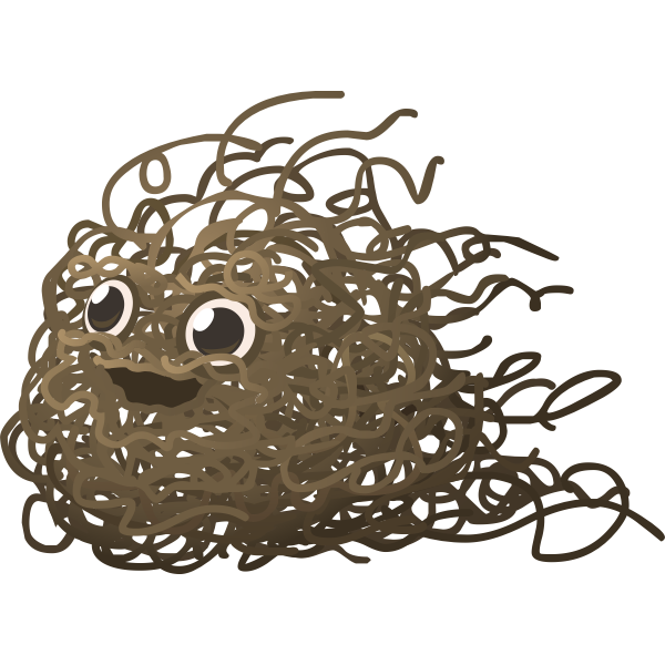 SVG Dust bunny image