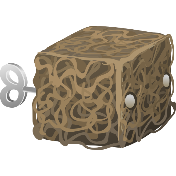 SVG Dust bunny toy