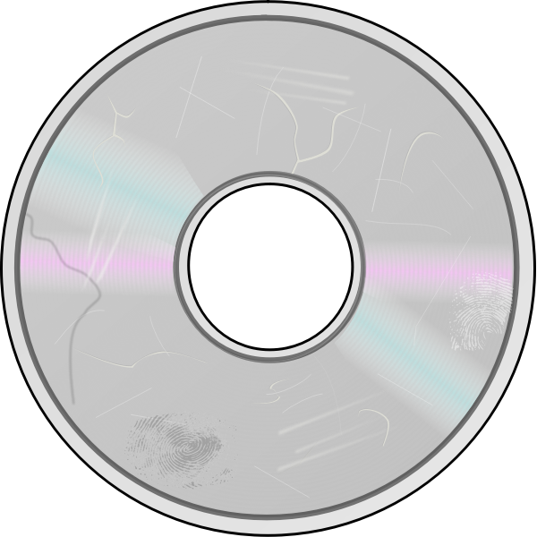 SVG DVD disc symbol