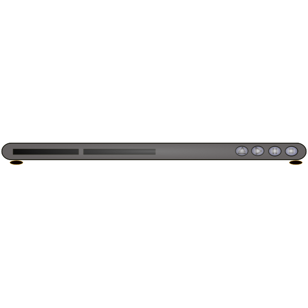 SVG DVD recorder vector drawing