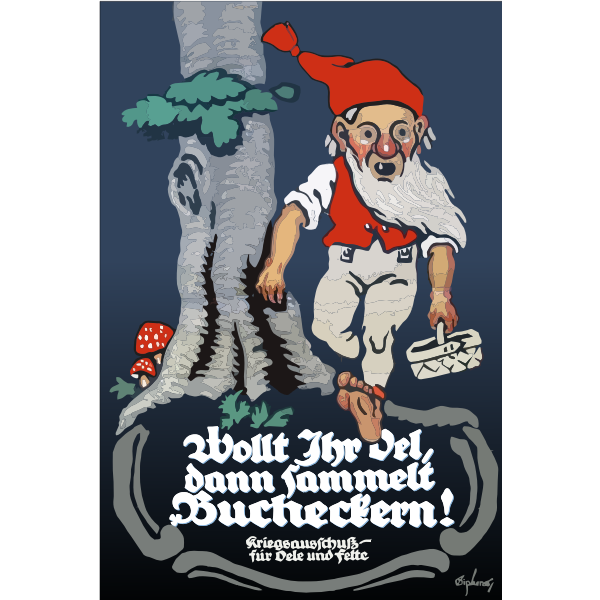 SVG Dwarf on poster