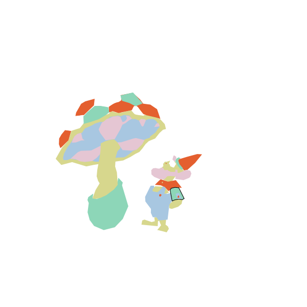 SVG Dwarf under mushroom