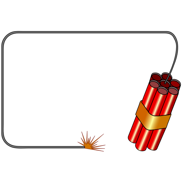 SVG Dynamite frame