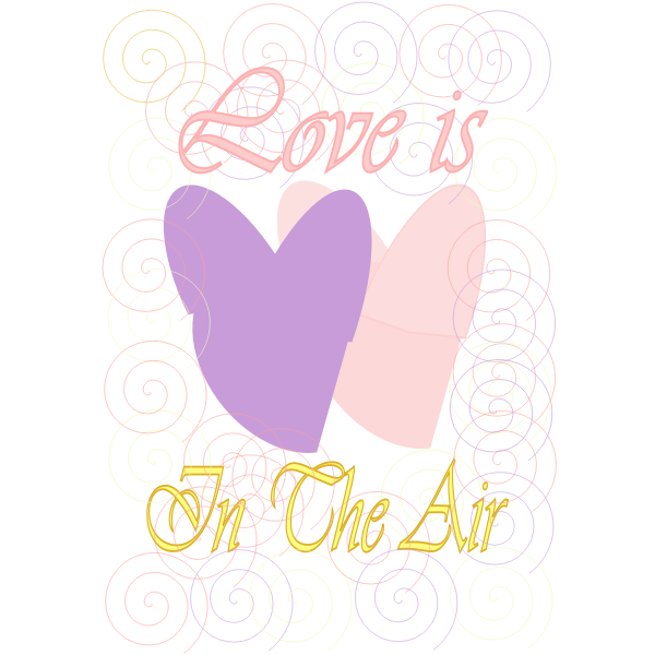 SVG E-Card Love is In The Air