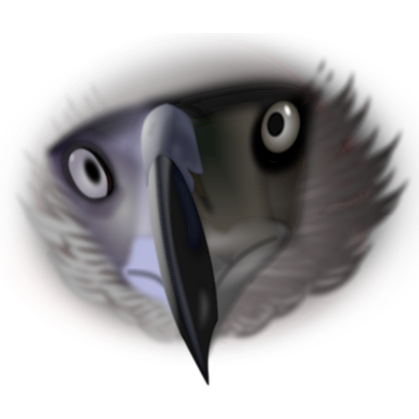 SVG Eagle face