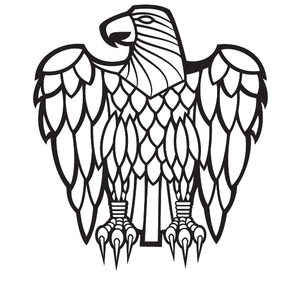 SVG Eagle silhouette graphics