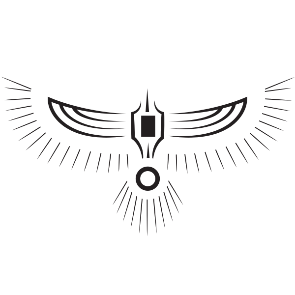 SVG Eagle totem