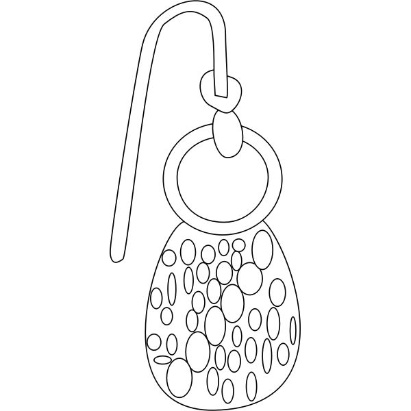 SVG Earring