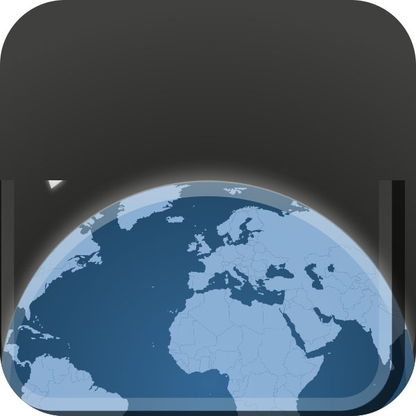 SVG Earth from space