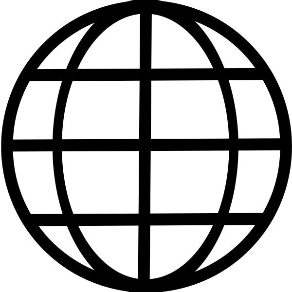 SVG Earth silhouette