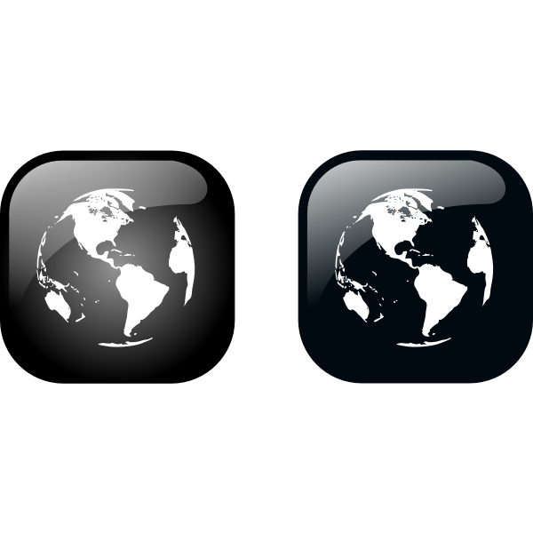 SVG Earth039s map icon