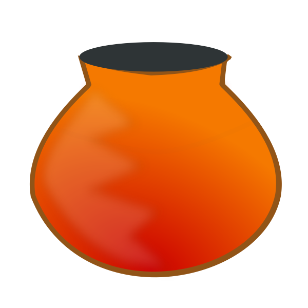 SVG Earthen pot