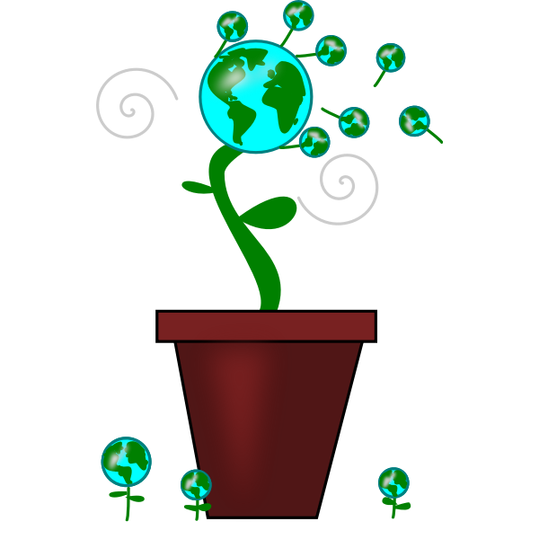 SVG Earthy flowers