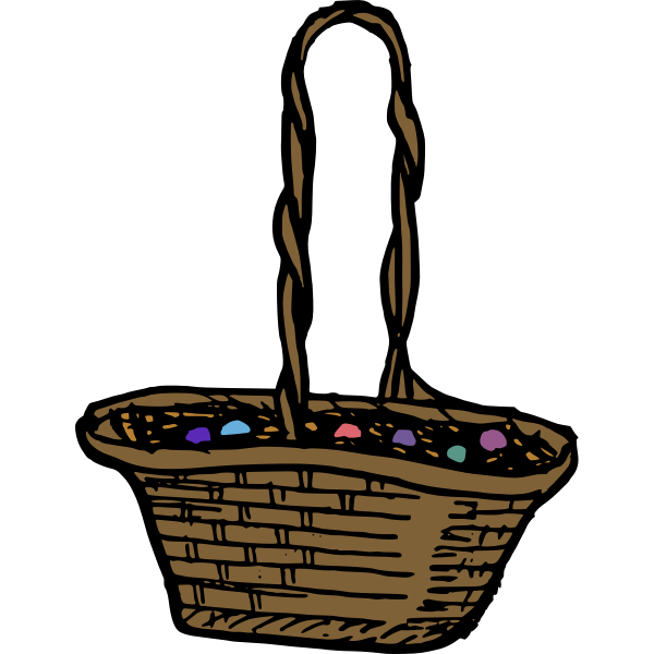 SVG Easter basket