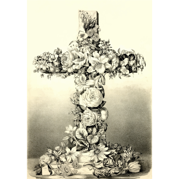 SVG Easter cross