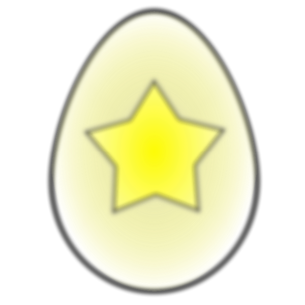 SVG Easter egg star