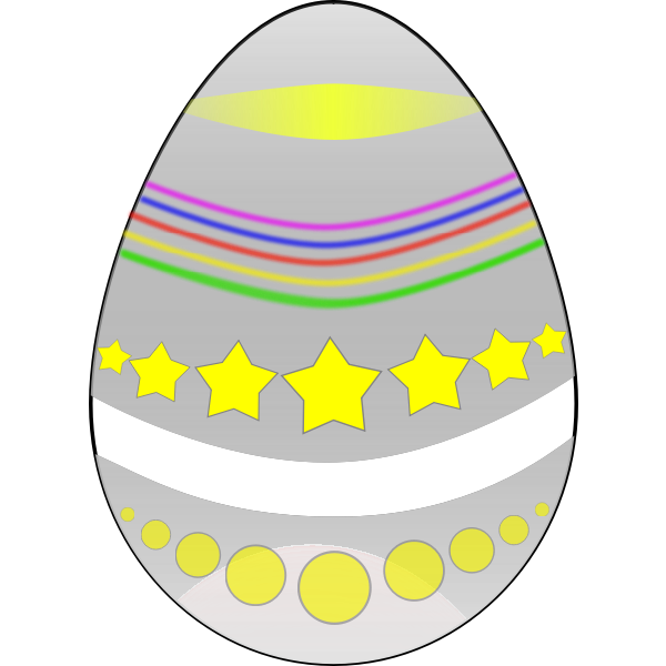 SVG Easter egg vector drawing