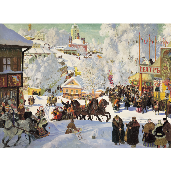 SVG Eastern Orthodox Holiday Maslenitsa
