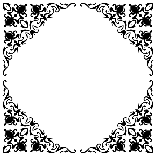 SVG Eastern style cadre