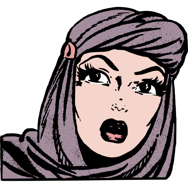 SVG Eastern woman