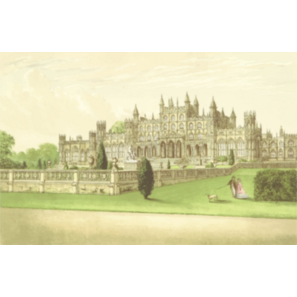 SVG Eaton Hall vector graphics
