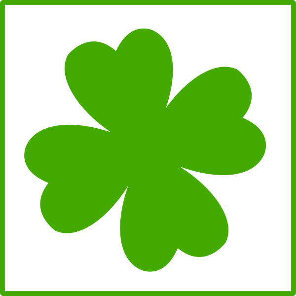 SVG Eco clover flower icon