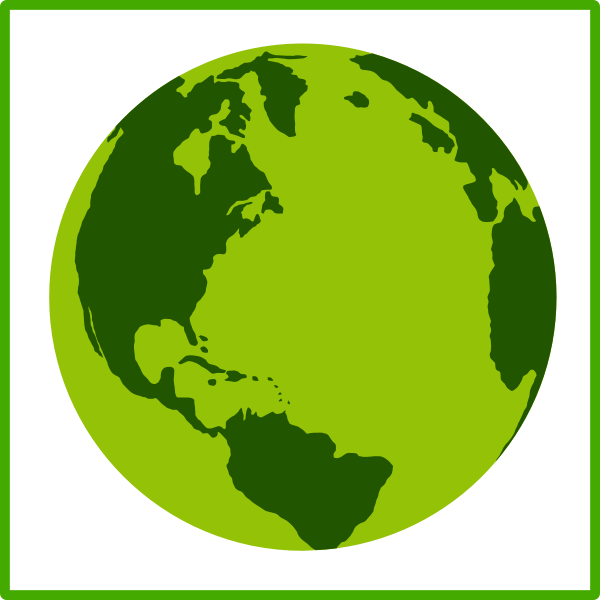 SVG Eco Earth vector icon