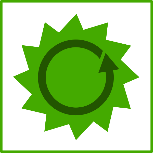 SVG Eco energy vector sign