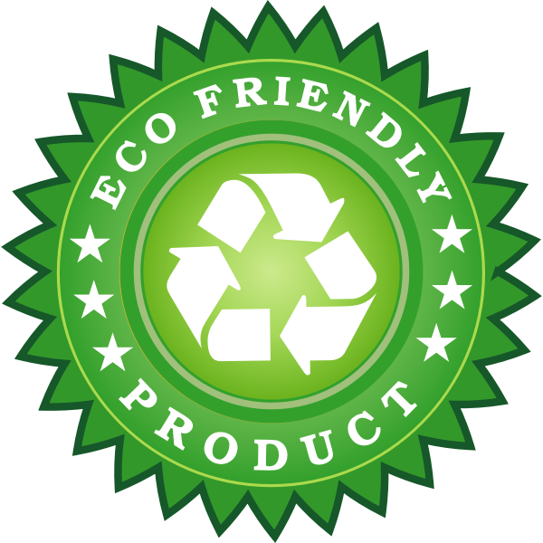 SVG Eco friendly product label vector image