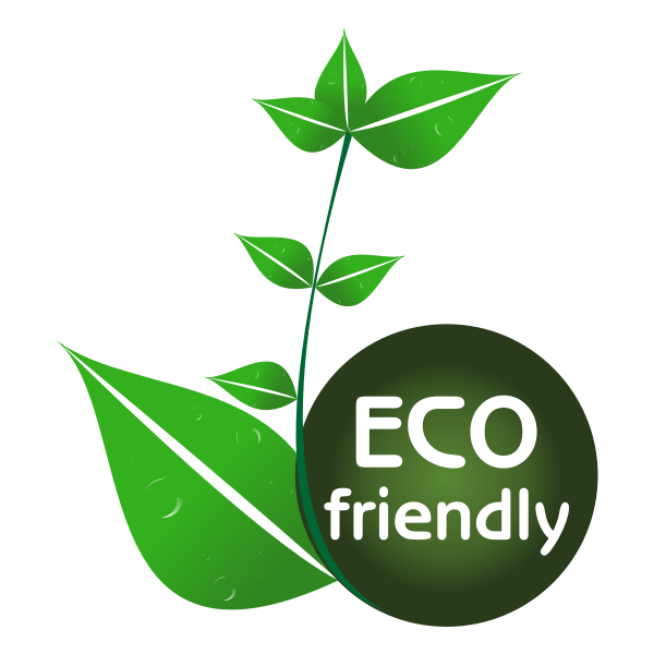 SVG Eco friendly tag vector drawing
