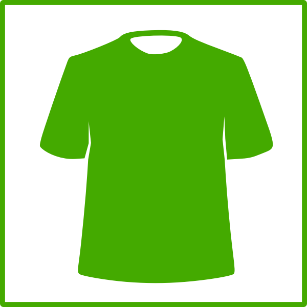 SVG Eco green clothing vector icon